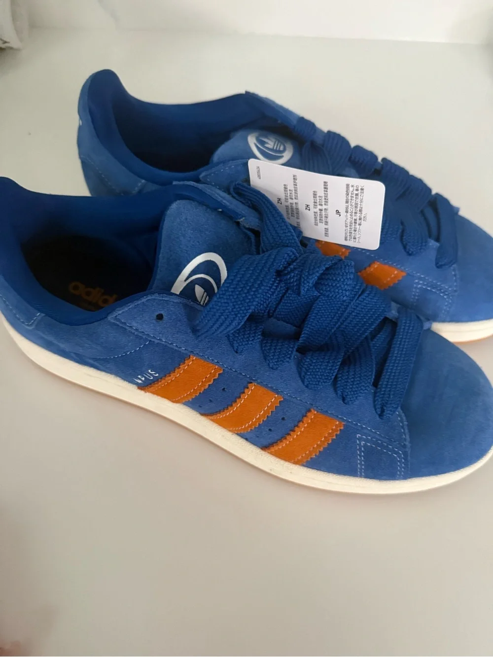 adidas Campus 00s Royal Blue Orange suede Sneaker New NWT mens